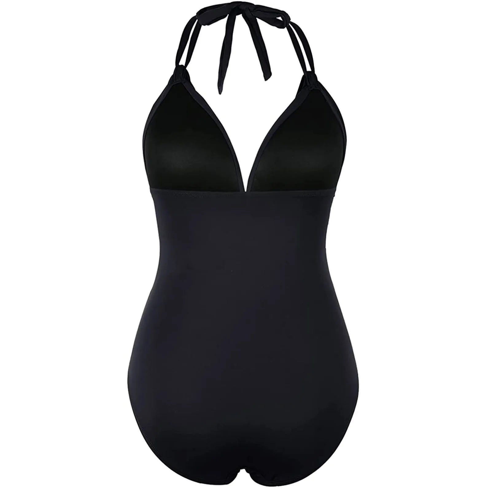 Women's One-piece With Chest Pad Without Steel Bra Swimsuit Solid Color   Swimsuit купальник женский nuevo en conjuntos a juego