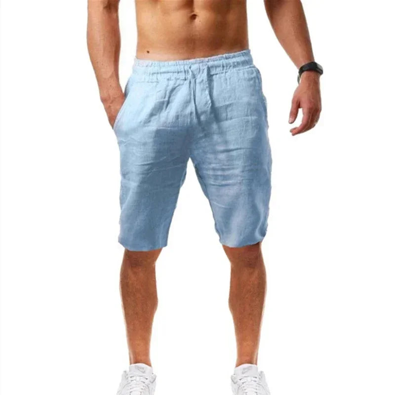 ropa hombre baggy pants Men's Cotton Linen Casual Pants Breathable Trousers Fitness Streetwear Clothing Jogging Autumn Summer