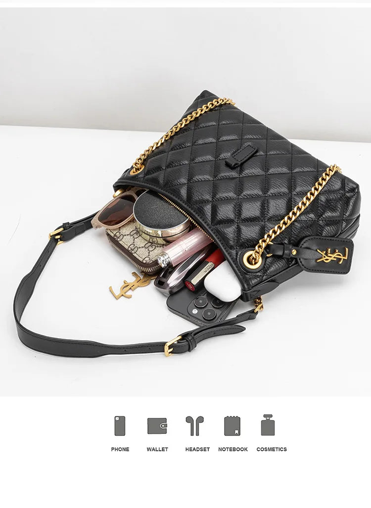 Women's bag niche new shoulder bag high-end messenger bag temperament versatile underarm bag fashion commuter handbag