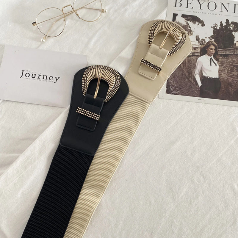Stylish elastic waistband  Women's fashion belt cinturones para vestidos de mujer cinturón para mujer cinto cinturon