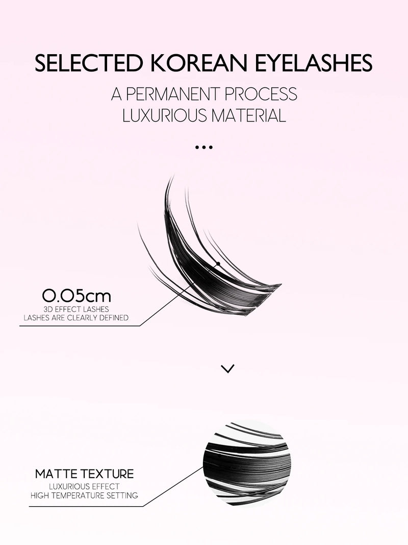 Kit de cílios postiços GROINNEYA faça você mesmo, cílios de manga de 10 a 18 mm, bandeja mista, conjuntos de cílios individuais, kit com cílios postiços faça você mesmo