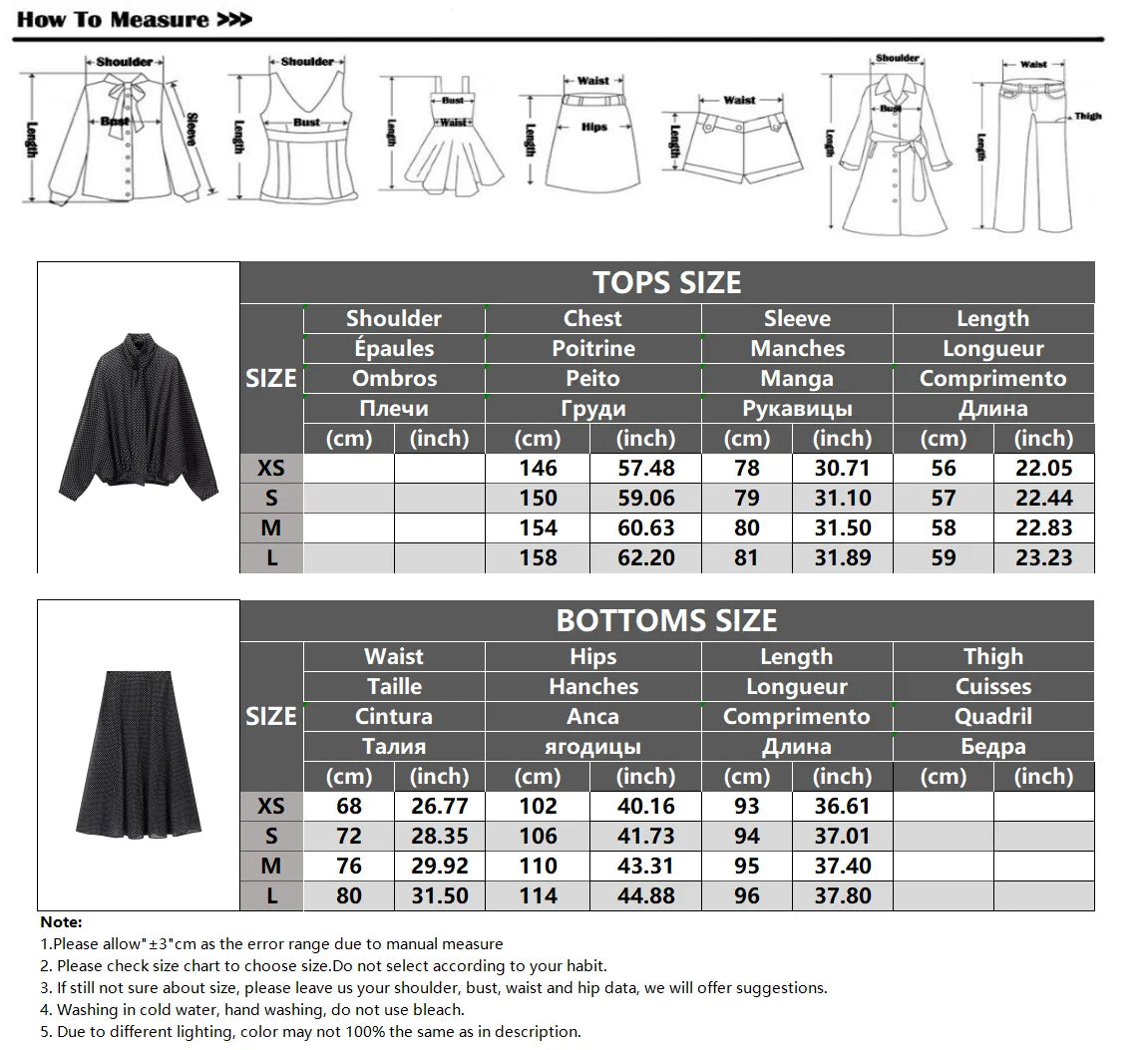 CharmChant Women's Polka Dot Sheer Chiffon Oversized Shirt & Maxi Skirt 2 Piece Set Spring 2026 Retro Elegant Chic Party Outfits