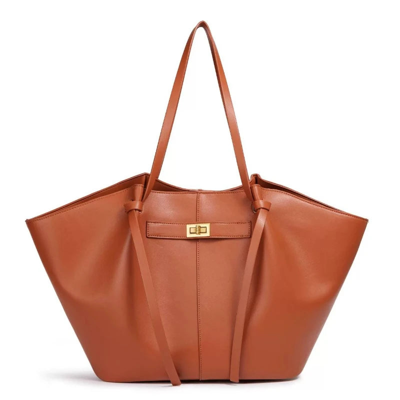 2026 Women's Summer Large Capacity Commuter Tote Bag Female Korean Fashion Luxury Pu Leather Handbags Chic Trend Underarm Bag