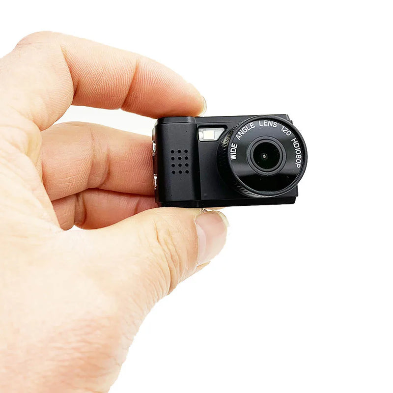 JOZUZE Nova Mini Câmera Retro com Tela Interior Casa Exterior 1080p Esportes Portátil Vintage Muito Pequena Câmera Mini Gravadora de Vídeo