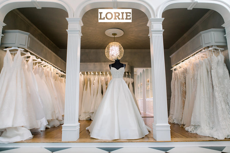 LORIE Luxury Satin Mermaid Wedding Dresses Cap Sleeves Glitter Solid Sexy Evening Bridal Gowns Sequins O-Neck Prom Bride Dress - CRAVO ROSE