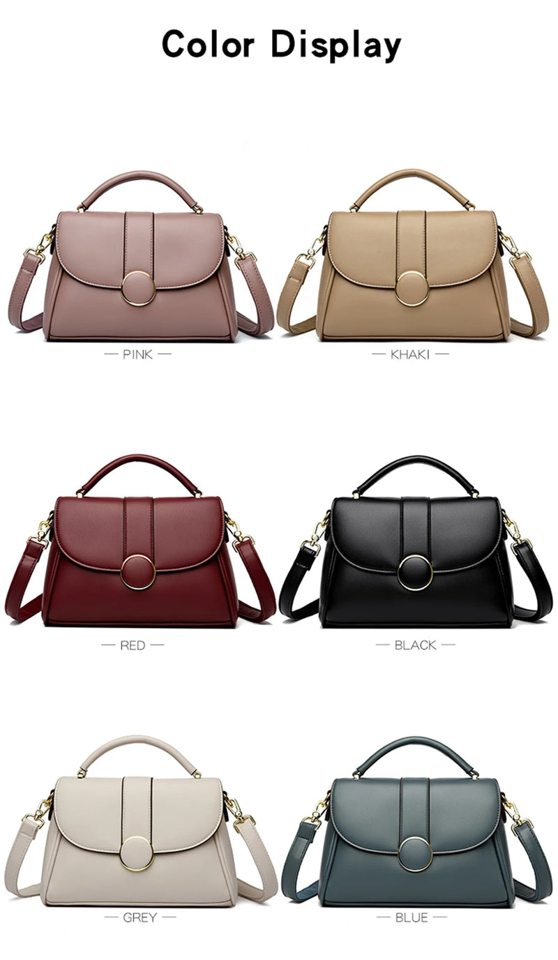 Fashion Solid Color  Women Crossbody Luxury Female Shoulder Designer New Handbag Ladies Tote Sac A Main Feminina