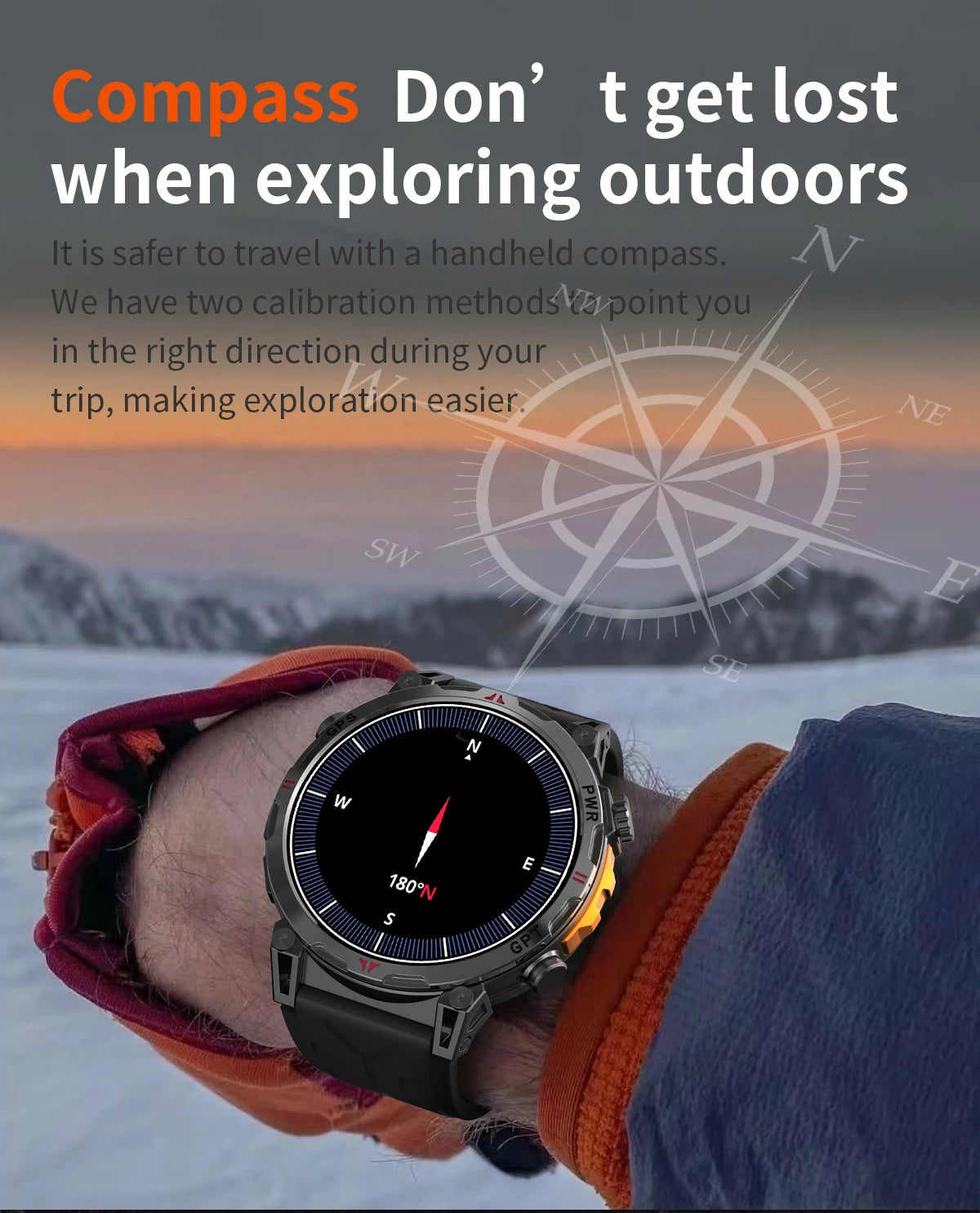 2025New Military T-Rex3 Ultra GPS SmartWatch Built in GPS Compass Altimeter Barometer 5ATM Waterproof 650mAh Sports Bracelet Men