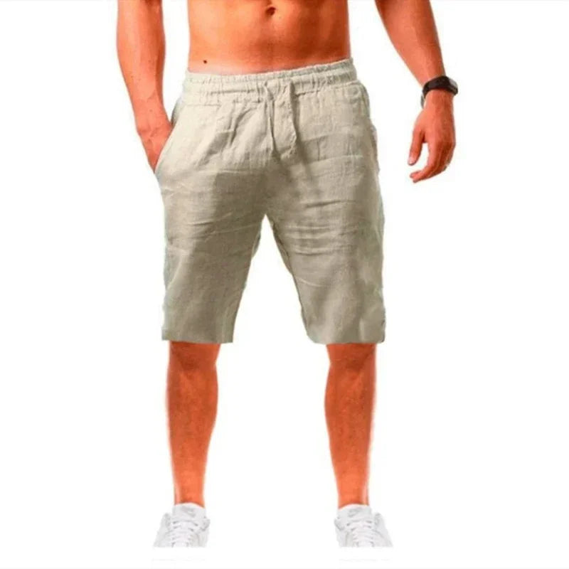 ropa hombre baggy pants Men's Cotton Linen Casual Pants Breathable Trousers Fitness Streetwear Clothing Jogging Autumn Summer