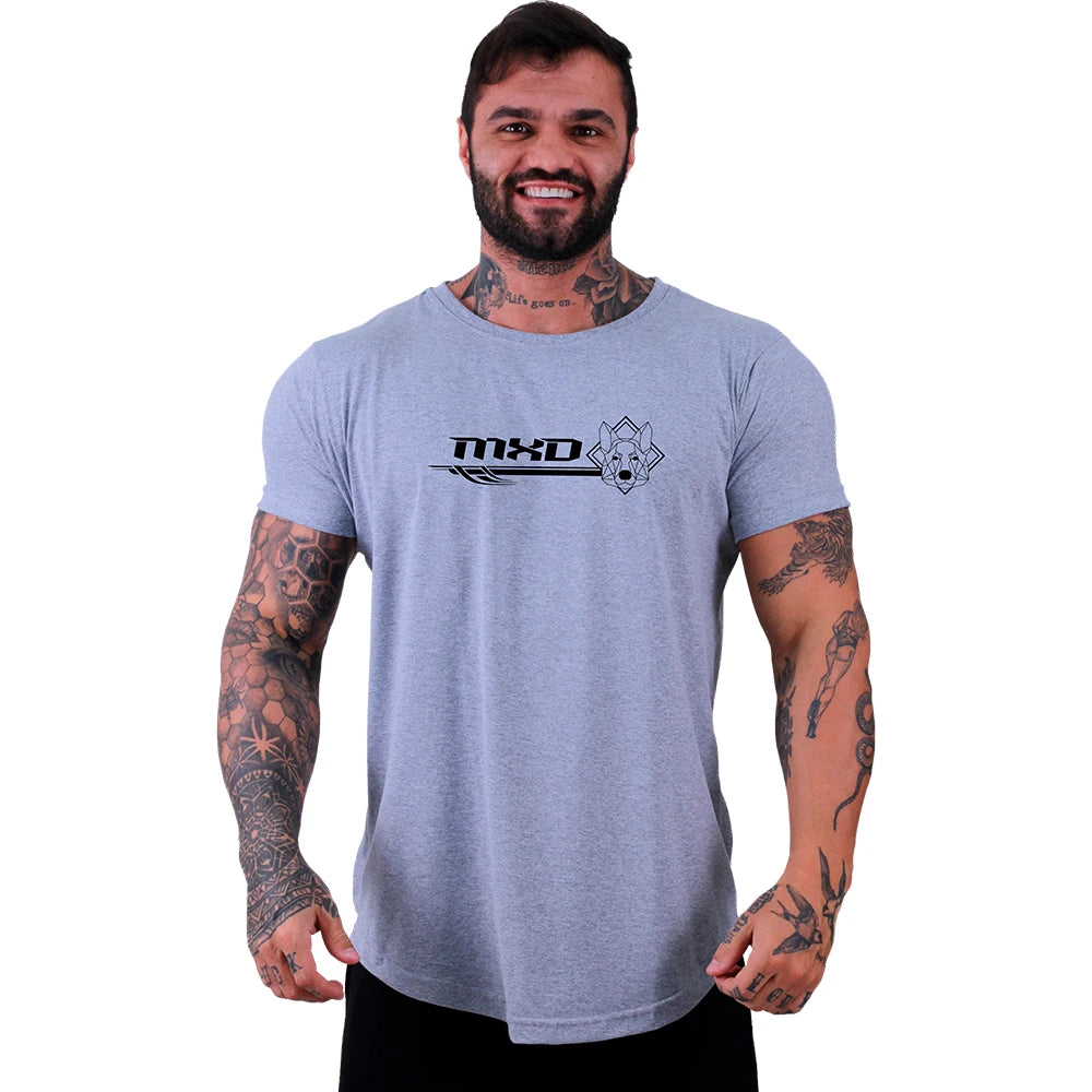 MXD Concept Printed Fitness Workout Fit Lonline T-Shirt