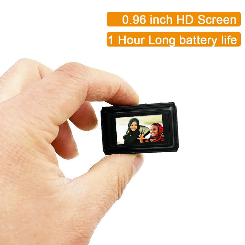 JOZUZE Nova Mini Câmera Retro com Tela Interior Casa Exterior 1080p Esportes Portátil Vintage Muito Pequena Câmera Mini Gravadora de Vídeo