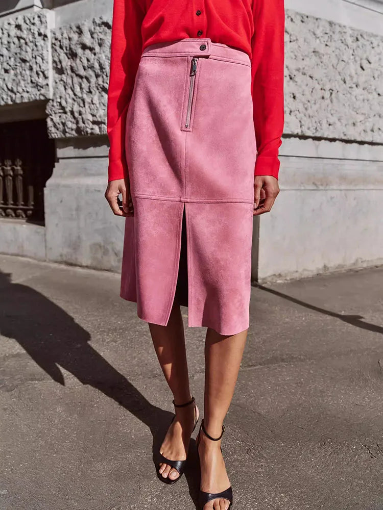 High-End Spring 2026 New Arrival Jacket Midi Skirt Set Long Sleeve Women's Fashion Outerwear Elegant European Style