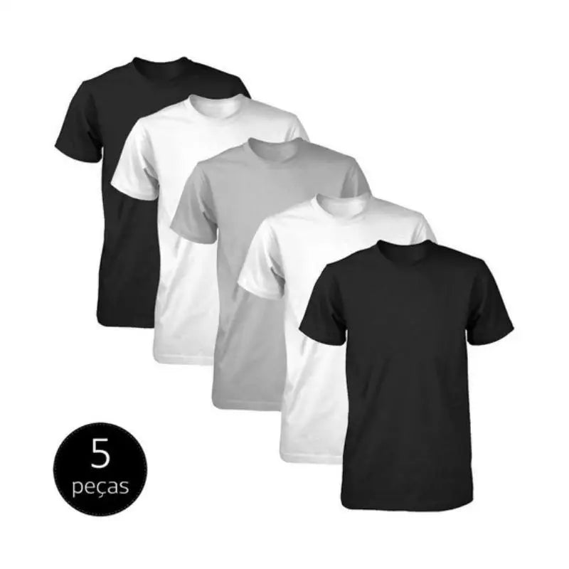Kit With 5 T-shirts Polyester Lisa - Colors