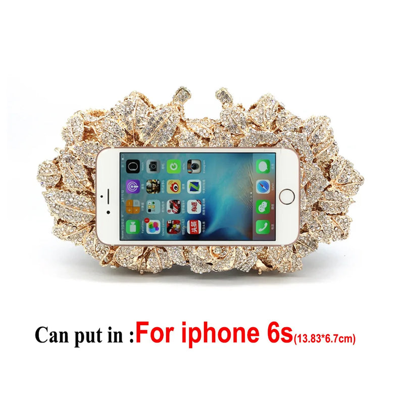 Crystal Wedding Bridal Evening Clutch Purse silvery/Gold Rhinestone Women's Dinner Party Purse Diamond Cocktail Handbags 2025