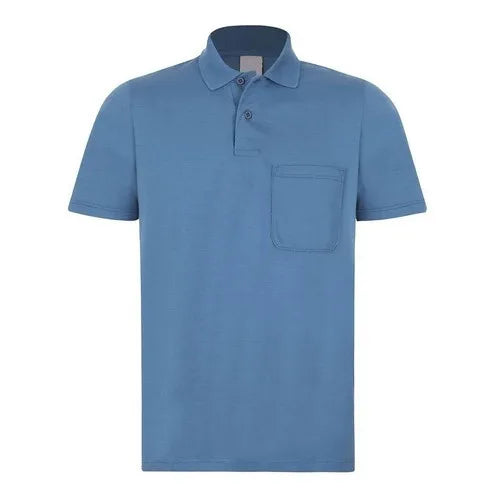 Kit 5 Camisas Polo, Com Bolso Básico Top Qualidade