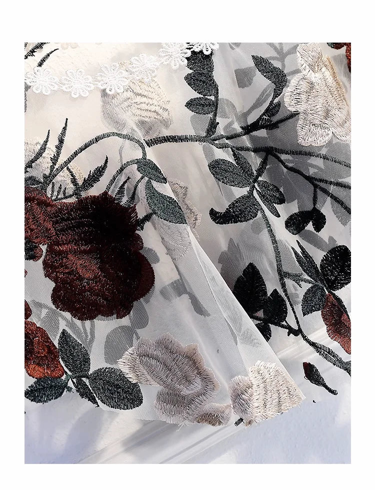 Capas elegantes femininas bordadas xale, capa solta, renda, bolero, acessórios, casacos, blusas de festa para meninas, pulôveres WZ2389