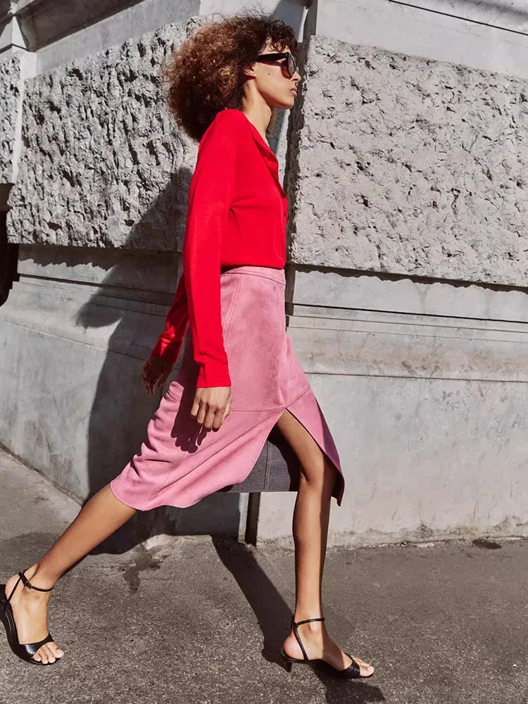 High-End Spring 2026 New Arrival Jacket Midi Skirt Set Long Sleeve Women's Fashion Outerwear Elegant European Style