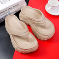 Women 10cm Increased Wedges Slippers 2024 Summer Breathable Casual Platform Slides Shoes for Women Light Slip on Female Sandals
