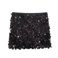 Mini Saias para Mulheres Roupas Moda Roupas Sexy Streetwear Dança Bling Lantejoulas Garotas Gostosas