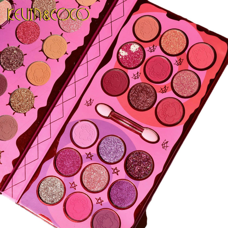 Beauty Makeup Girl Sombra Blush Contorno Paleta Tudo em Um 68 Cores Paleta de Sombras