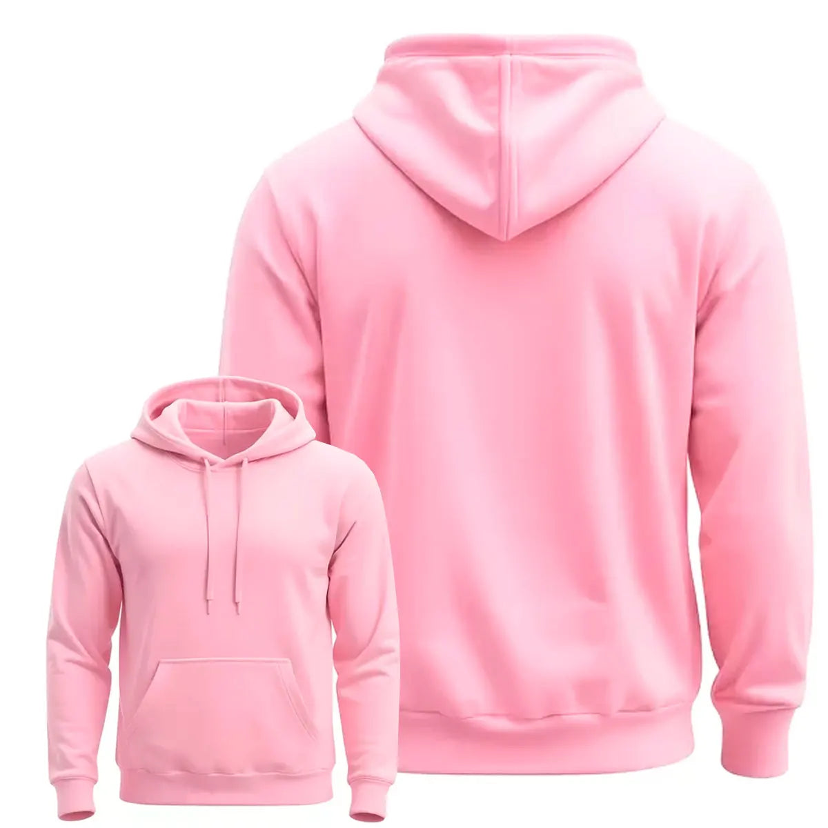 Kangaroo Sweatshirt Cool Blouse Flated Cotton Hoodie