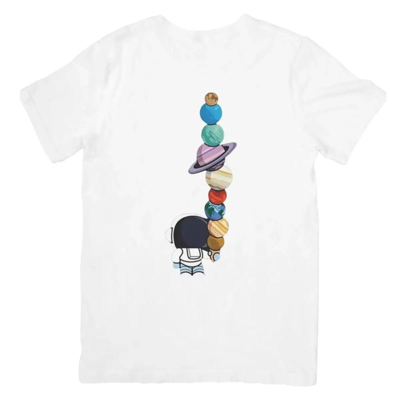 Cheap Day To Day Casual Solar System Shirt Men
