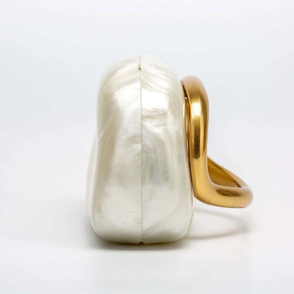 Bolsa de mão feminina com fecho dourado, bolsa de mão para festa de casamento, caixa fofa de metal, bolsa de marca, bolsa feminina para noite