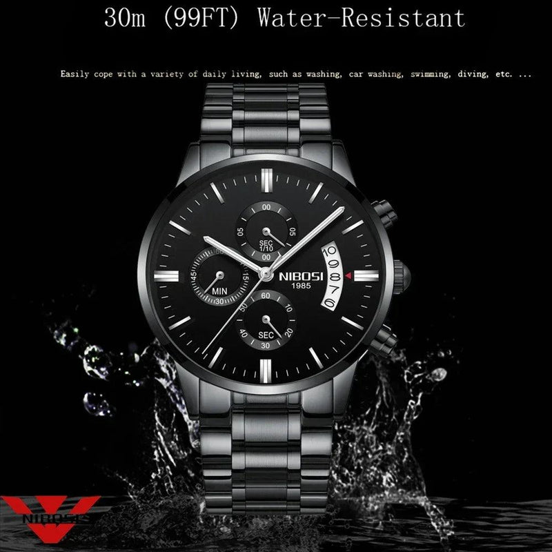 NIBOSI Mens Watches Luxury Top Brand Relogio Masculino Famous Men's Fashion Casual Dress Watch Military Quartz Wristwatches Saat - CRAVO ROSE