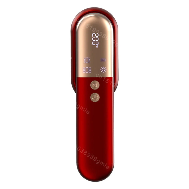 Massageador de couro cabeludo com terapia de luz vermelha, escova de luz vermelha, pente elétrico para massagem do couro cabeludo, ferramenta anti-queda de cabelo, escova de cabelo infravermelha