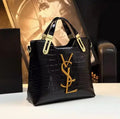 2025 new all-match alligator print atmosphere middle-aged women bag large capacity Tote bag