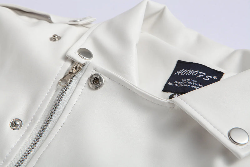 Jaquetas de couro masculinas para motocicleta, zíper oblíquo, slim, nova moda, couro sintético, camurça, casacos casuais, jaquetas de couro 4XL