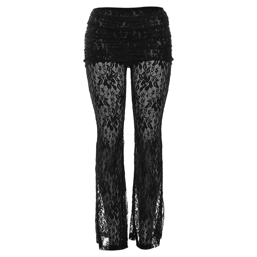 Calças femininas sexy de verão, estilo Y2K, chique, coquete, elásticas, tendência de verão, justas, lisas, selvagens, streetwear