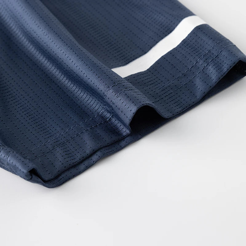 Camiseta masculina de manga curta, de seda gelada, de secagem rápida, para o verão, ideal para corrida ao ar livre, fitness e esportes.