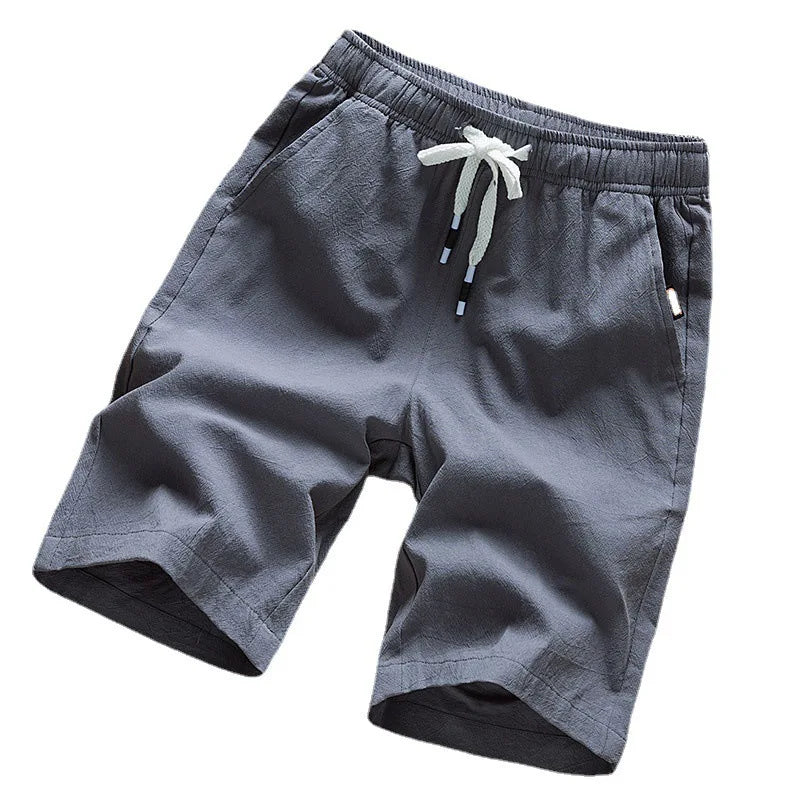 Shorts casuais masculinos de verão, tamanho grande, calças de praia, corrida, esporte, calças curtas retas, calças de moletom finas, shorts soltos para lazer
