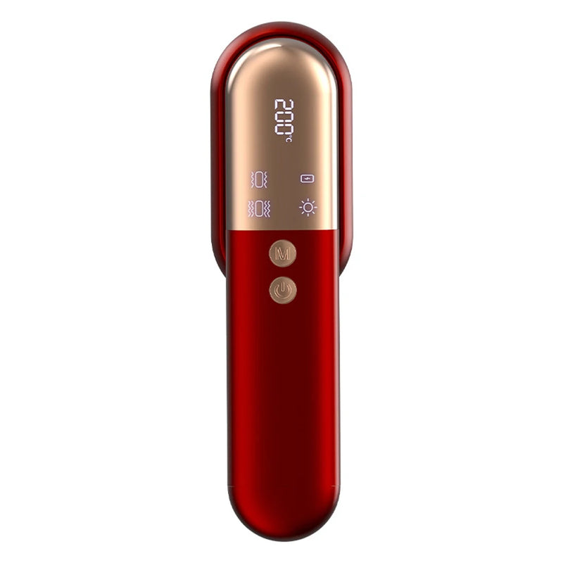 Massageador de couro cabeludo com terapia de luz vermelha, escova de luz vermelha, pente elétrico para massagem do couro cabeludo, ferramenta anti-queda de cabelo, escova de cabelo infravermelha