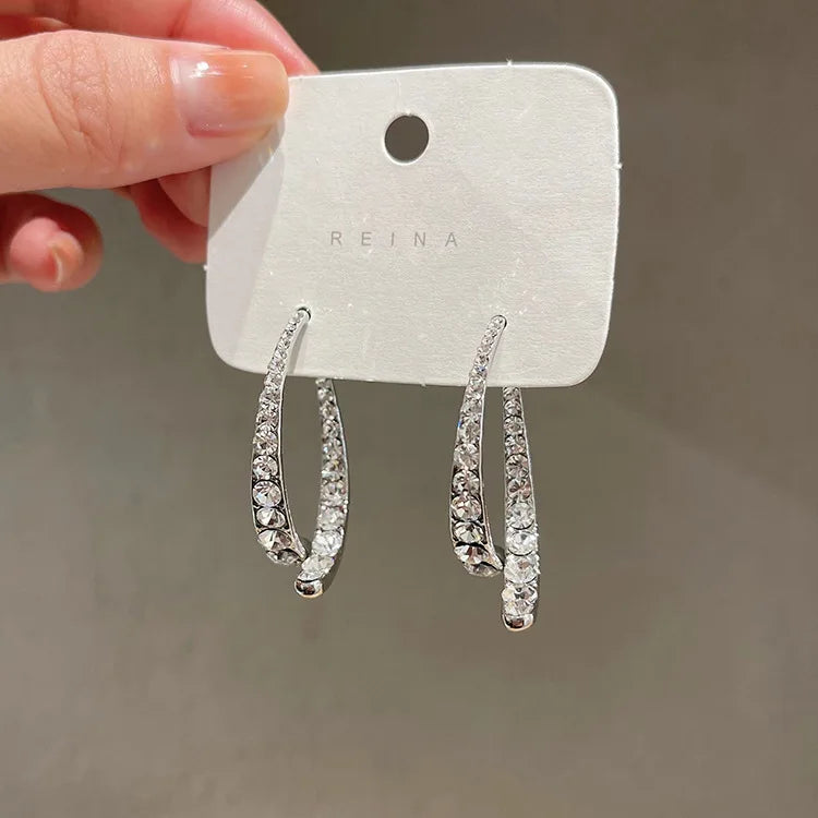 New Fashion Trend Unique Design Elegant Delicate Retro Exaggerated Multilayer Stud Earrings Women Jewelry Party Gifts Wholesale