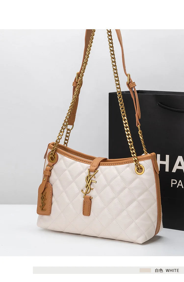 Women's bag niche new shoulder bag high-end messenger bag temperament versatile underarm bag fashion commuter handbag