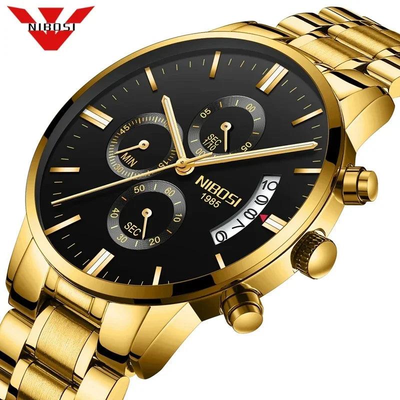 NIBOSI Mens Watches Luxury Top Brand Relogio Masculino Famous Men's Fashion Casual Dress Watch Military Quartz Wristwatches Saat - CRAVO ROSE