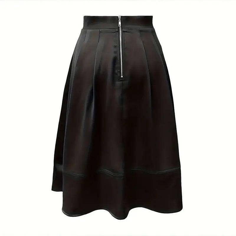 Skirts For Women 2024 Summer Spring Brand Black Skirt Slim Fit High Quality Zipper Vintage Fashion Outdoor Clothes Female - CRAVO ROSE