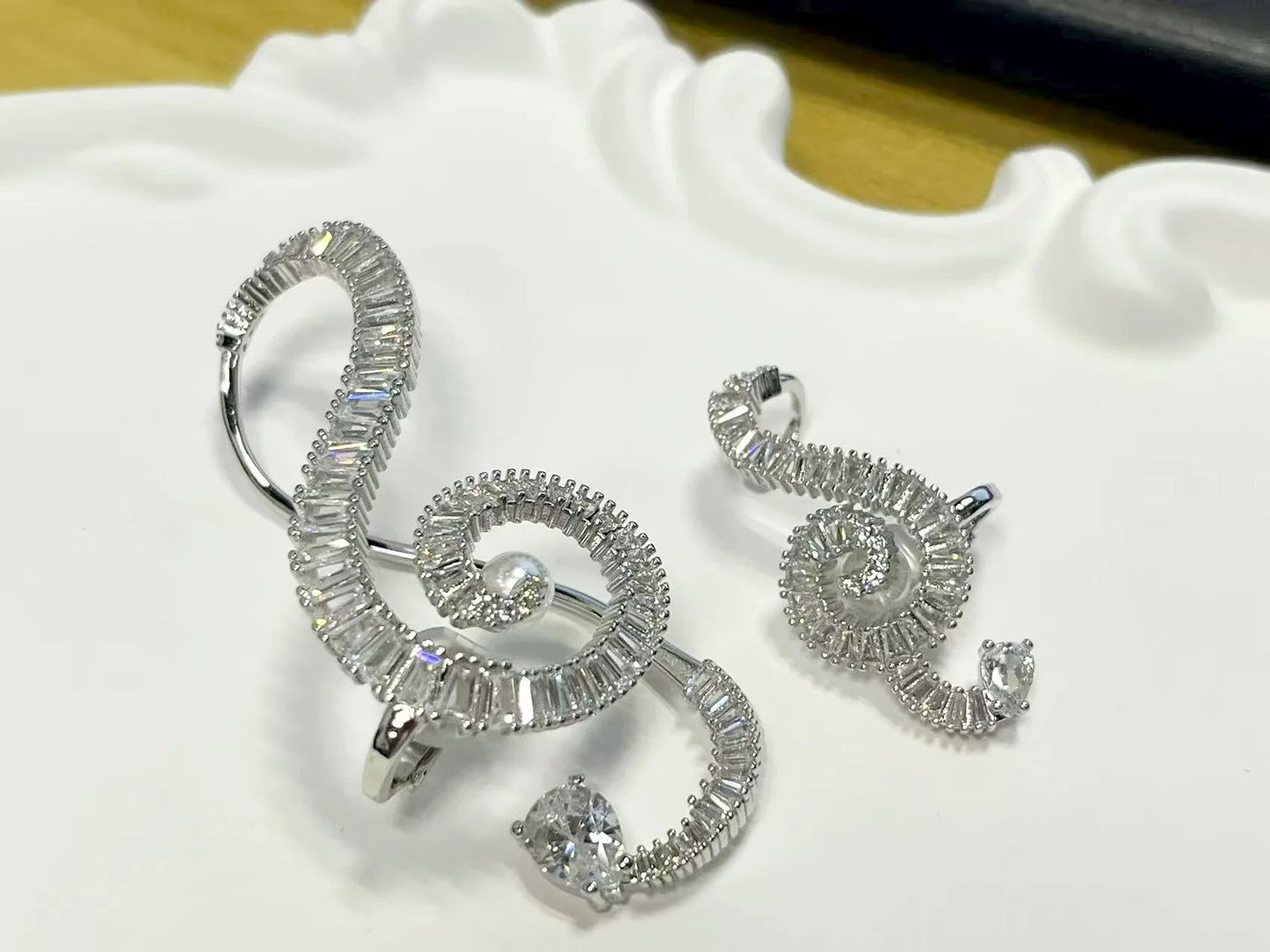 2026 New Women's White Crystal High Jewelry Set Necklace, Earrings, Bracelets, Rings Best Wedding Party Accessories