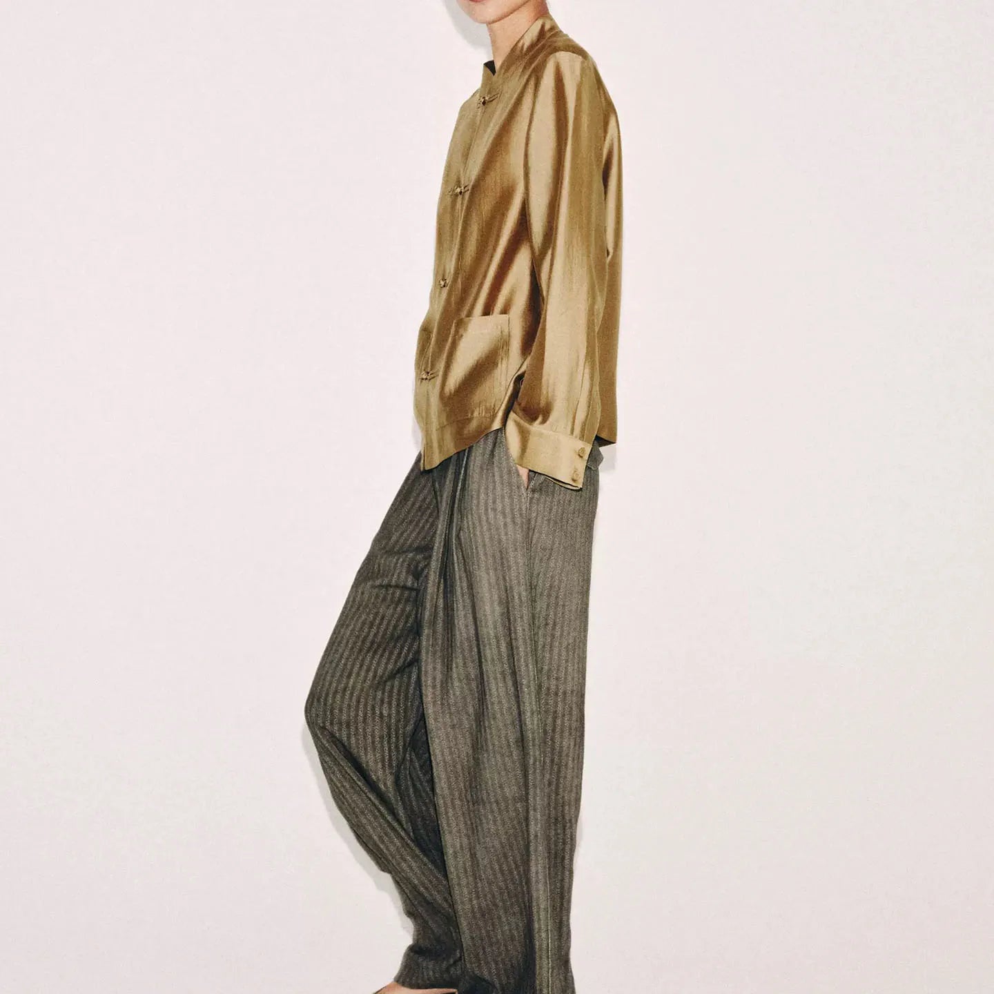 Fashionable Long Sleeve round Neck Rope Knot Button Women's Shirt New 2026 Summer Clothing Versatile Stylish Zadata Brand
