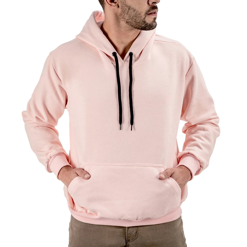 Kangaroo Sweatshirt Straight Blouse Cotton Flaneled GuGi Front Pocket Austavel Hoodie Fashion MLT01-LISO