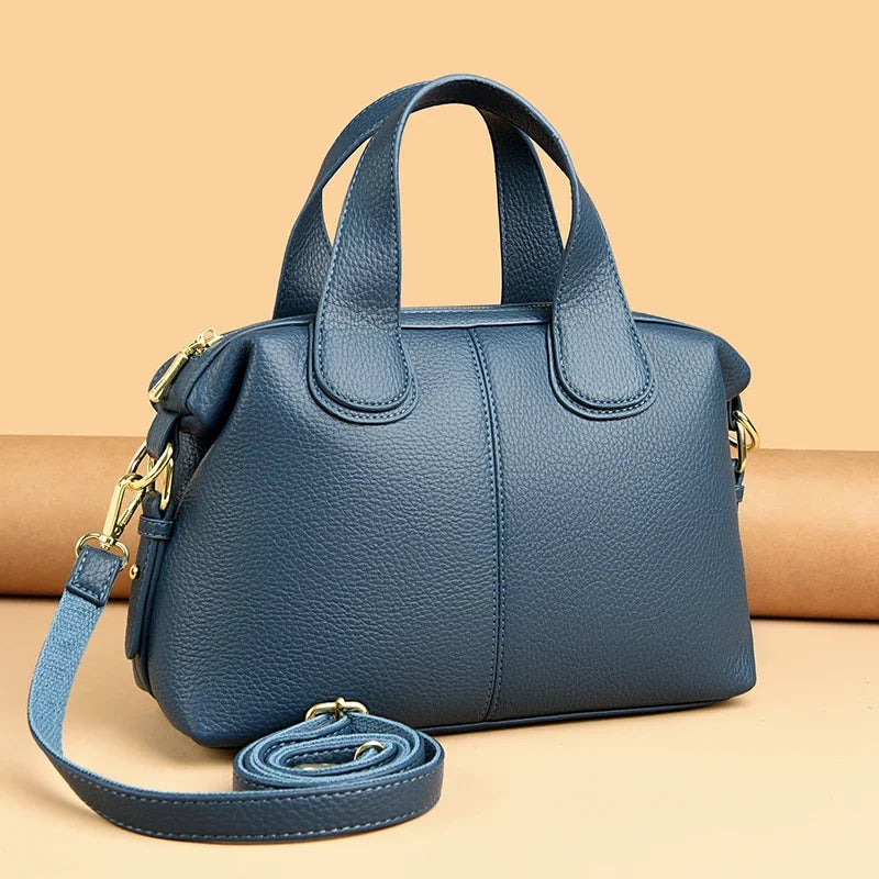 Bolsa feminina de couro de luxo, designer de moda, bolsa transversal de ombro para mulheres, bolsas femininas de marca de alta qualidade, novas