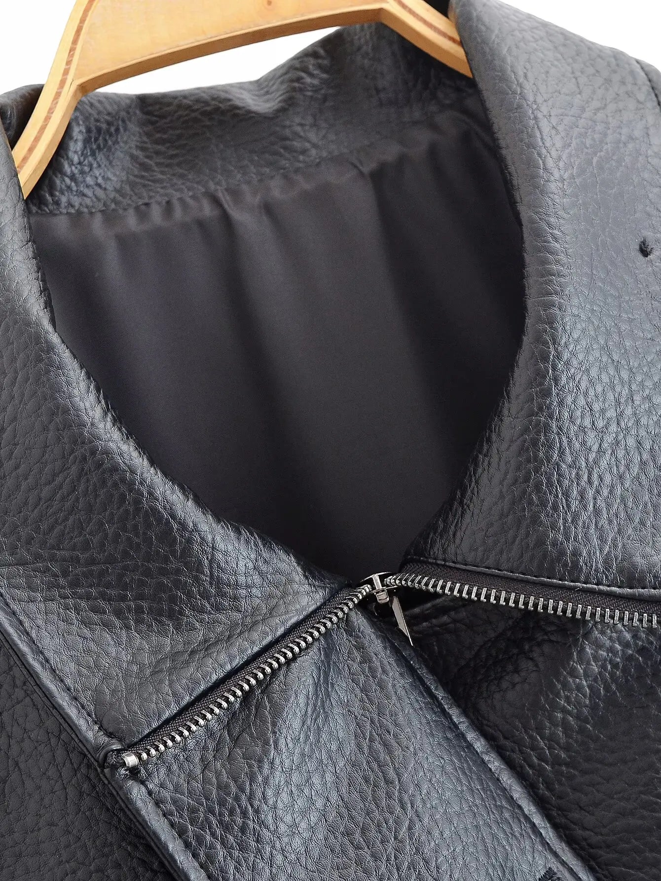 HH Women Autumn Elegant Street Style Coats Woman Asymmetric Button Pocket Long Sleeves Black Loose Zipper Slim Jackets