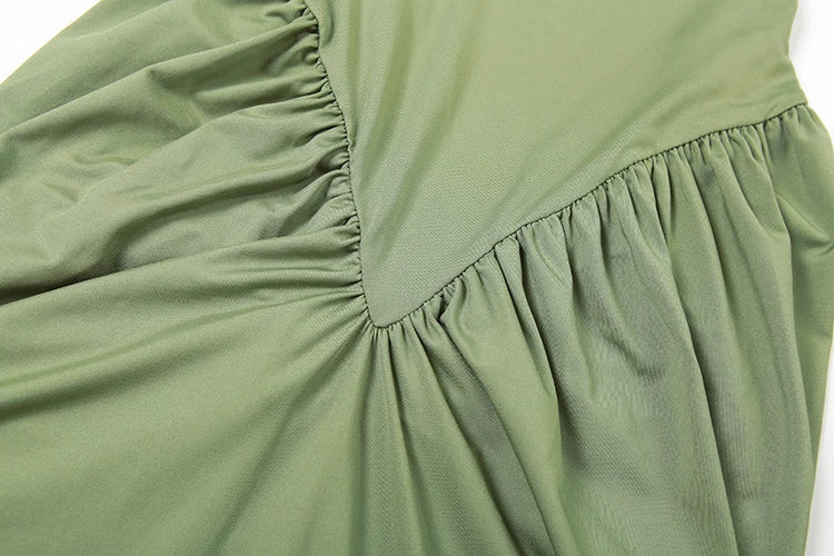 Weird Puss Backless Maxi Dress Women Shoulder Pads Long Sleeve Waistless Peach Buttocks Ruched Elegant Banquet Skinny Vestidos