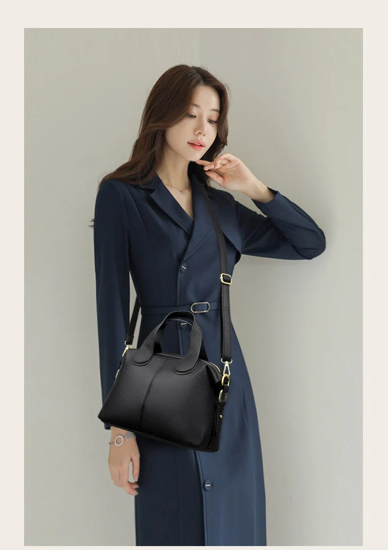 Bolsa feminina de couro de luxo, designer de moda, bolsa transversal de ombro para mulheres, bolsas femininas de marca de alta qualidade, novas