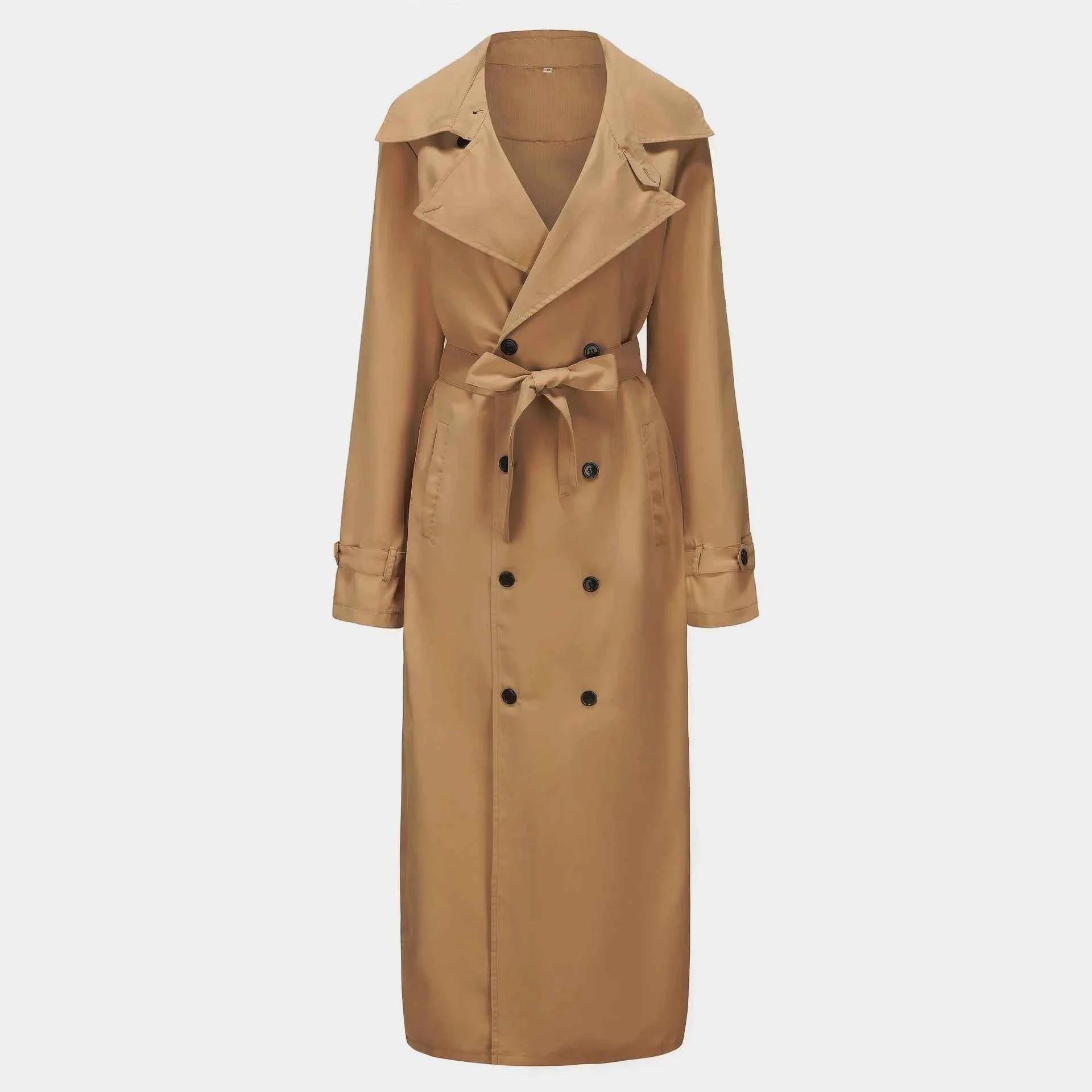 Streetwear Fashion Trench Men's Thin Coat Designer Overlong British Coats Man's Clothing With Epaulets Men's Jackets For Spring