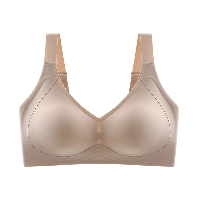 FallSweet Push UP Bra for Women Seamless Plus Size Bras Thin Cup Wireless Bralette Sexy Brassiere Femme M-6XL