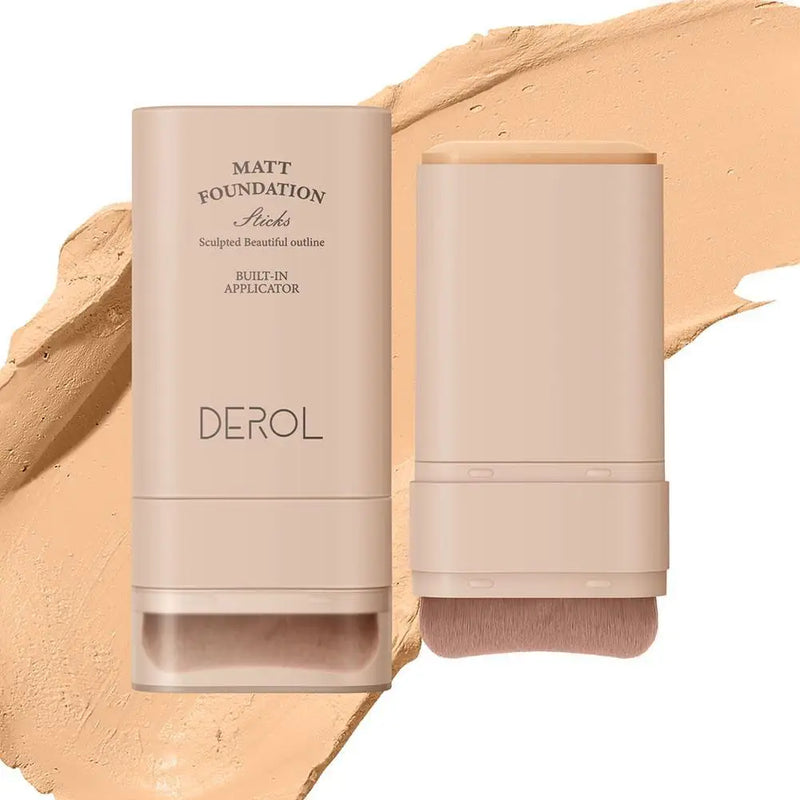 Base em bastão DEROL Eraser com pincel de maquiagem