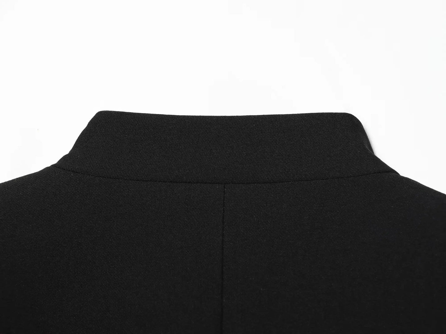 TFAFXY 2026 Spring Women Casual Jacket Thin Sleeve Patchwork Short Coat Female Holiday High Street Crop Top