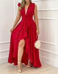 Women's Party Dress 2024 Spring Summer Latest Casual Chic Sexy Diamond Pattern Sliveless Maxi Skinny Evening Vacation Long Skirt